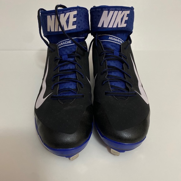 NIKE Baseball Cleats Blue/black Size 12.5 - Picture 3 of 5